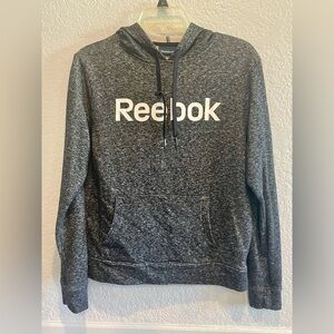 Rebook sweatshirt hoodie size medium ash gray